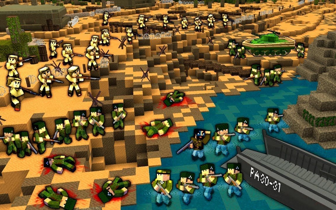 [图]进攻小笠原群岛 ATTACK on CHICHI-JIMA S6E1 (Minecraft Heroes and Generals)