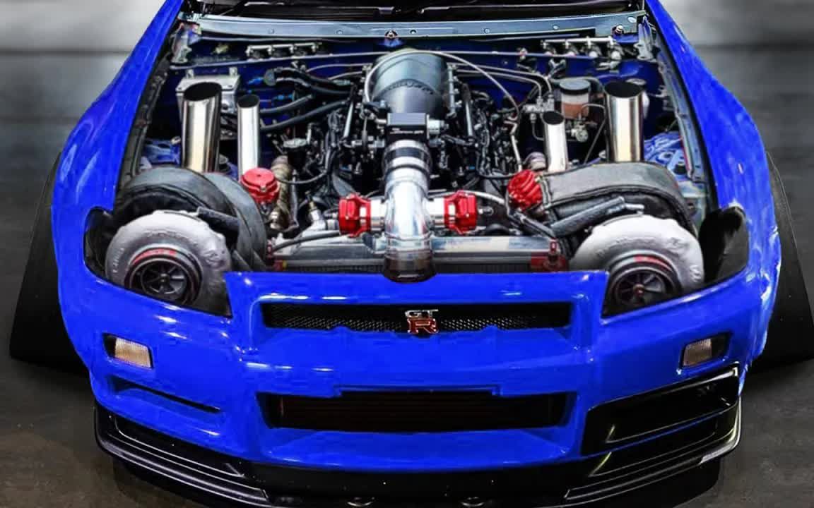 最疯狂的涡轮增压skyline gtr 【rb30, 2-阶, 回火 & more!】