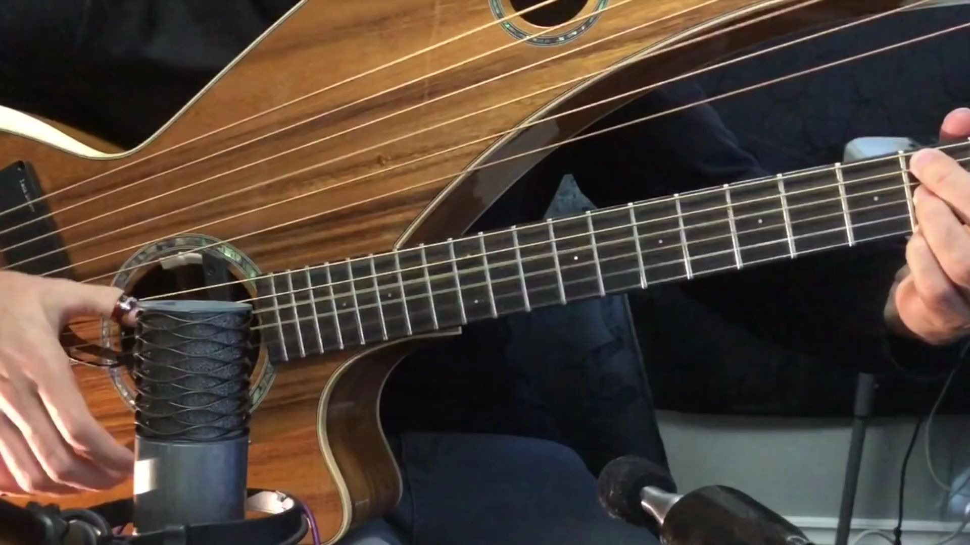 超浪漫温柔的18弦吉他,这个竖琴吉他你爱了吗?