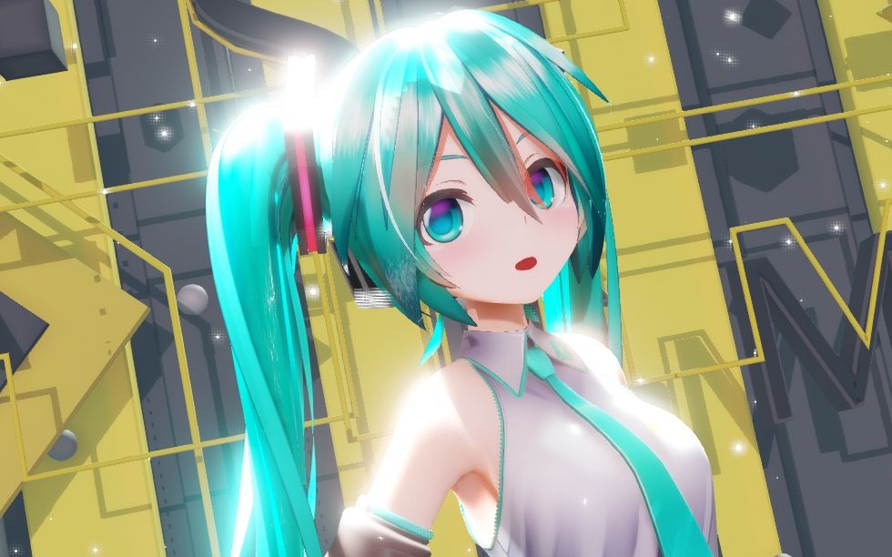 【V+MMD】『muuubu式miku』ONE OFF MIND哔哩哔哩bilibili