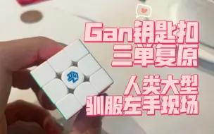 Download Video: Gan钥匙扣三单复原——人类大型驯服左手现场