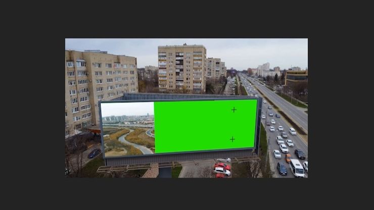 ae户外广告牌运动跟踪绿幕合成摄像机反求教程