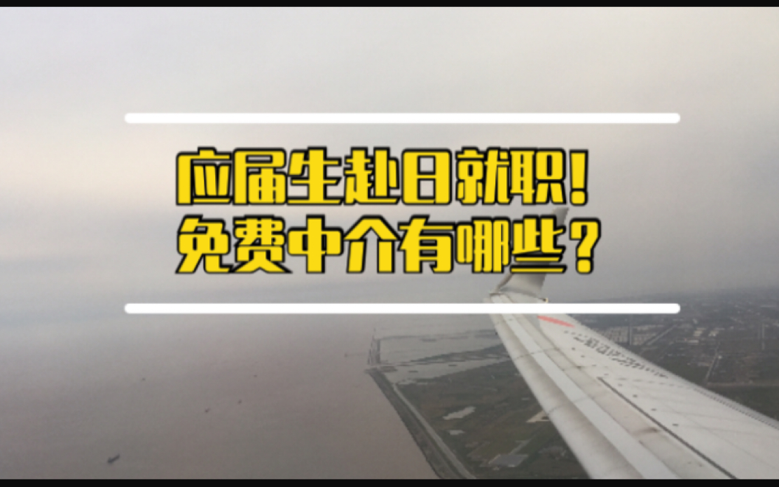 【日本工作相关】中介手续费??不存在的!应届生赴日就职免费中介 实际经历干货分享哔哩哔哩bilibili