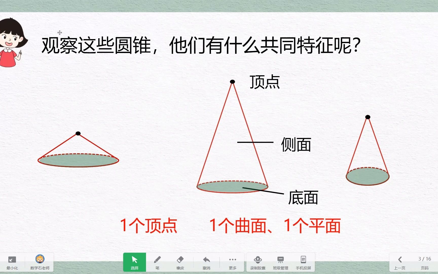 圆锥的认识哔哩哔哩bilibili