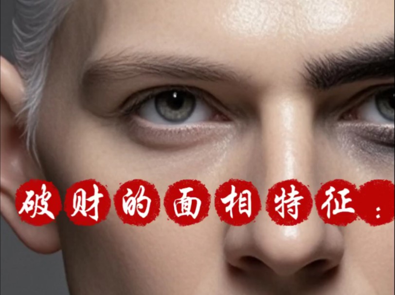 破财面相特征
