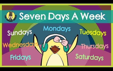 [图]Seven Days a Week Days of the Week Song The Singing Walrus