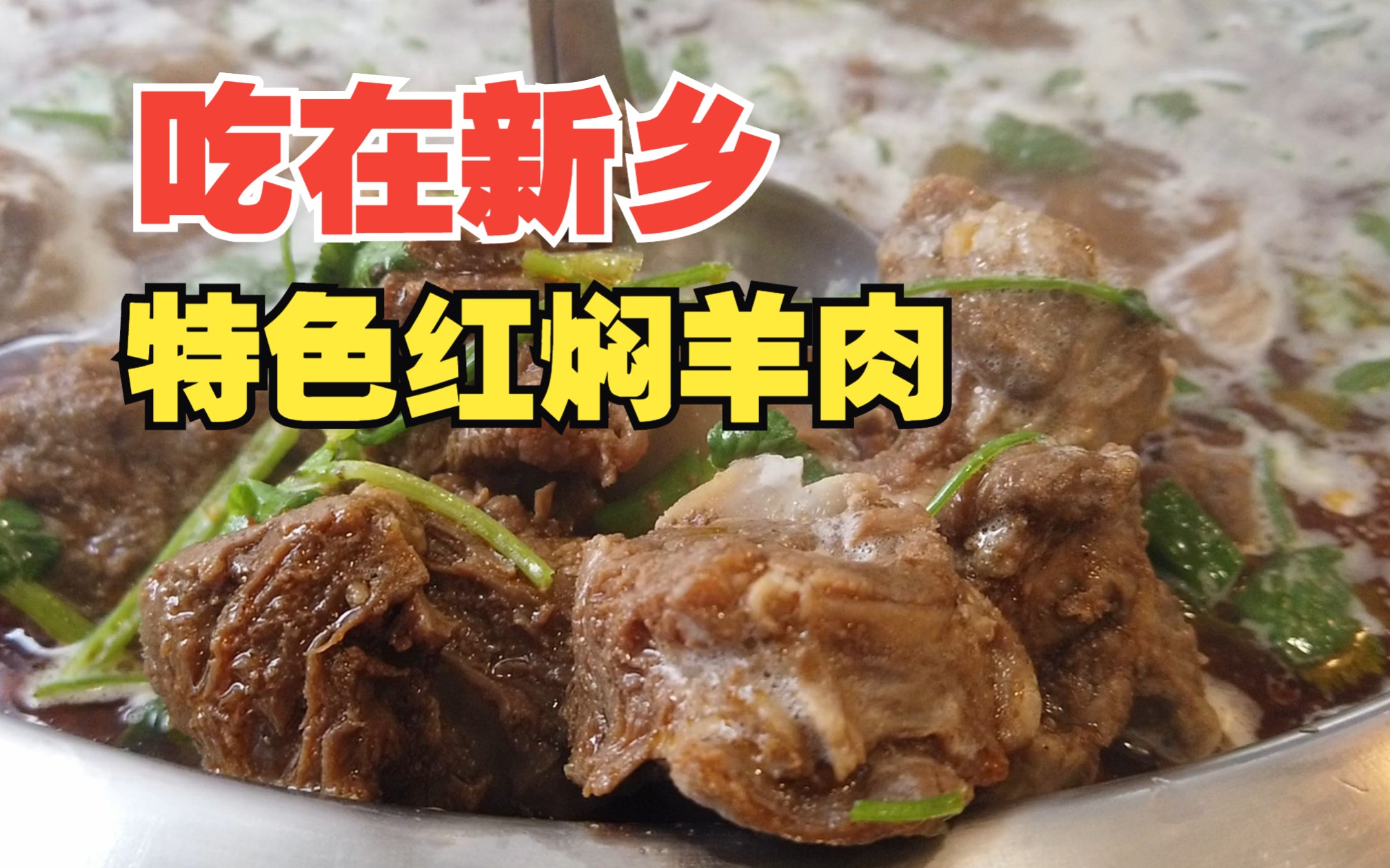 河南新乡特色,红焖羊肉!大口吃肉的感觉太爽!