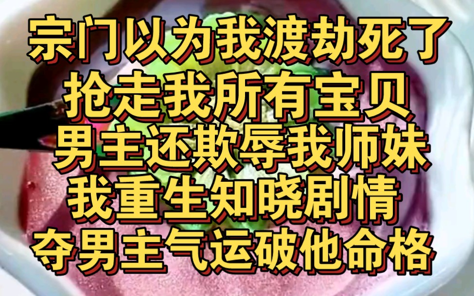 宗门以为我渡劫失败死了,抢了我所有宝贝,男主还 欺辱我师妹哔哩哔哩bilibili