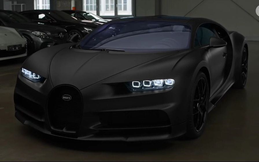 布加迪 chiron sport noire