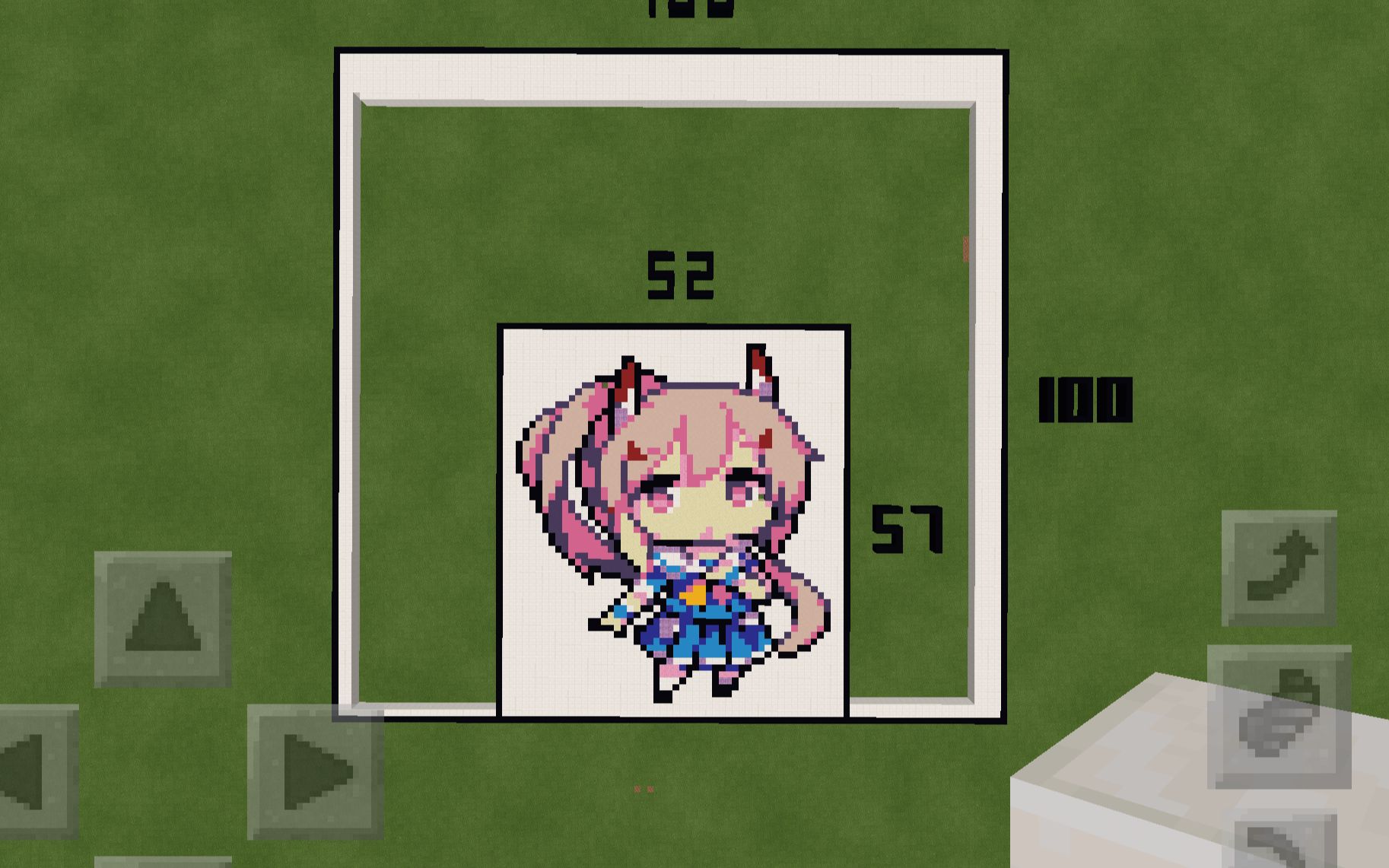 碧蓝航线颜色稍微有点不同的凌波酱mc纯手撸像素图