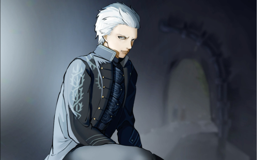 【鬼泣5】维吉尔 绘画过程