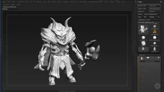 Download Video: Dota2 饰品制作全流程(Zbrush  3ds max   sp )