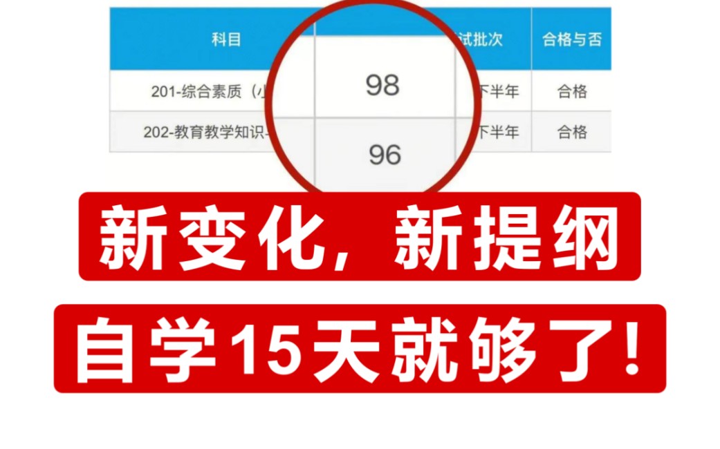 【23上教资笔试】新变化,新提纲,新版重点笔记太绝啦!自学15天够够了!哔哩哔哩bilibili