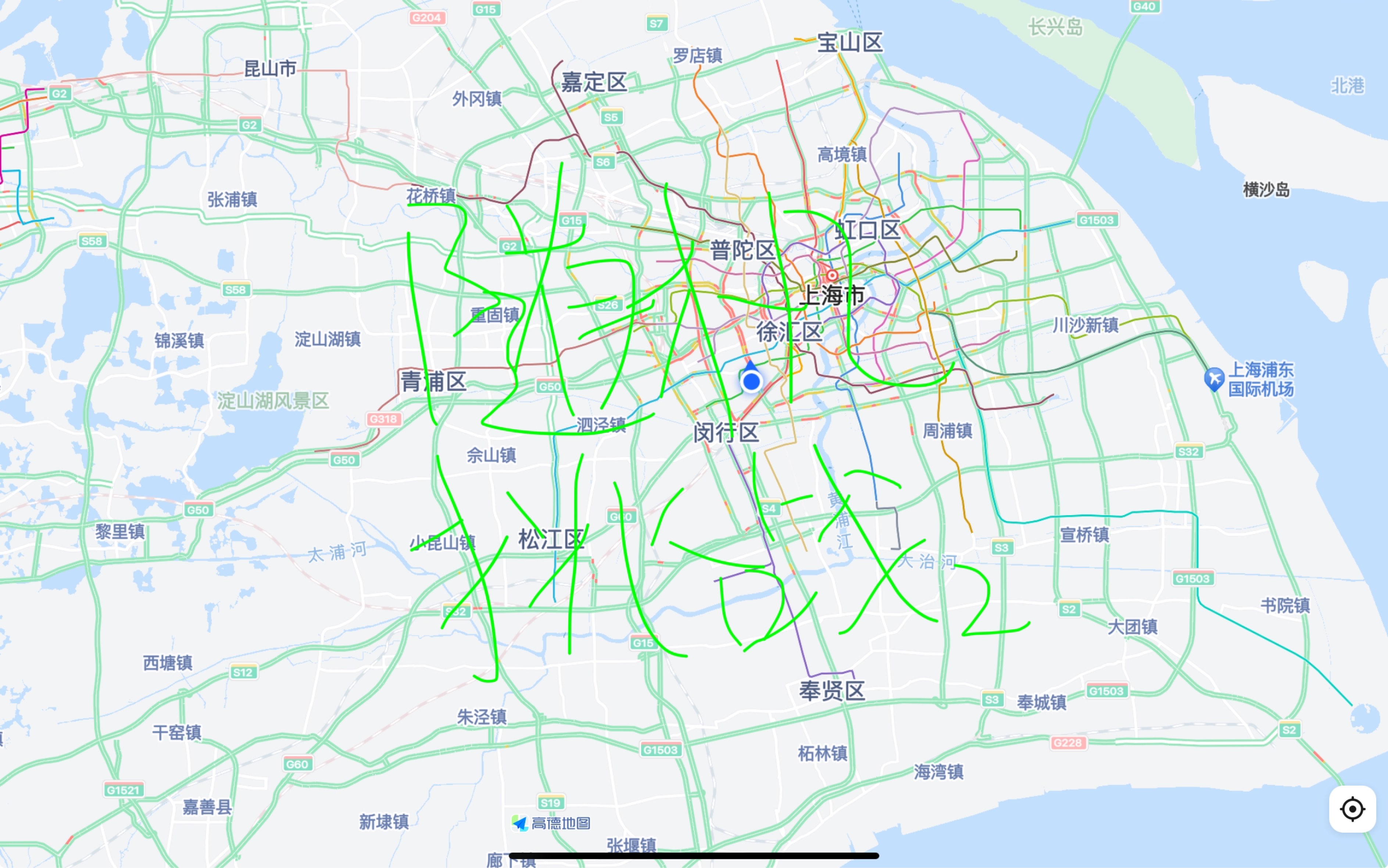 【上海地铁ⷩš机挑战2】从龙阳路出发,我竟然在分别两个“死亡三角区”各转了两圈,在同一个换乘站换了5次,没过东西、南北任何一个中轴线,甚至地...