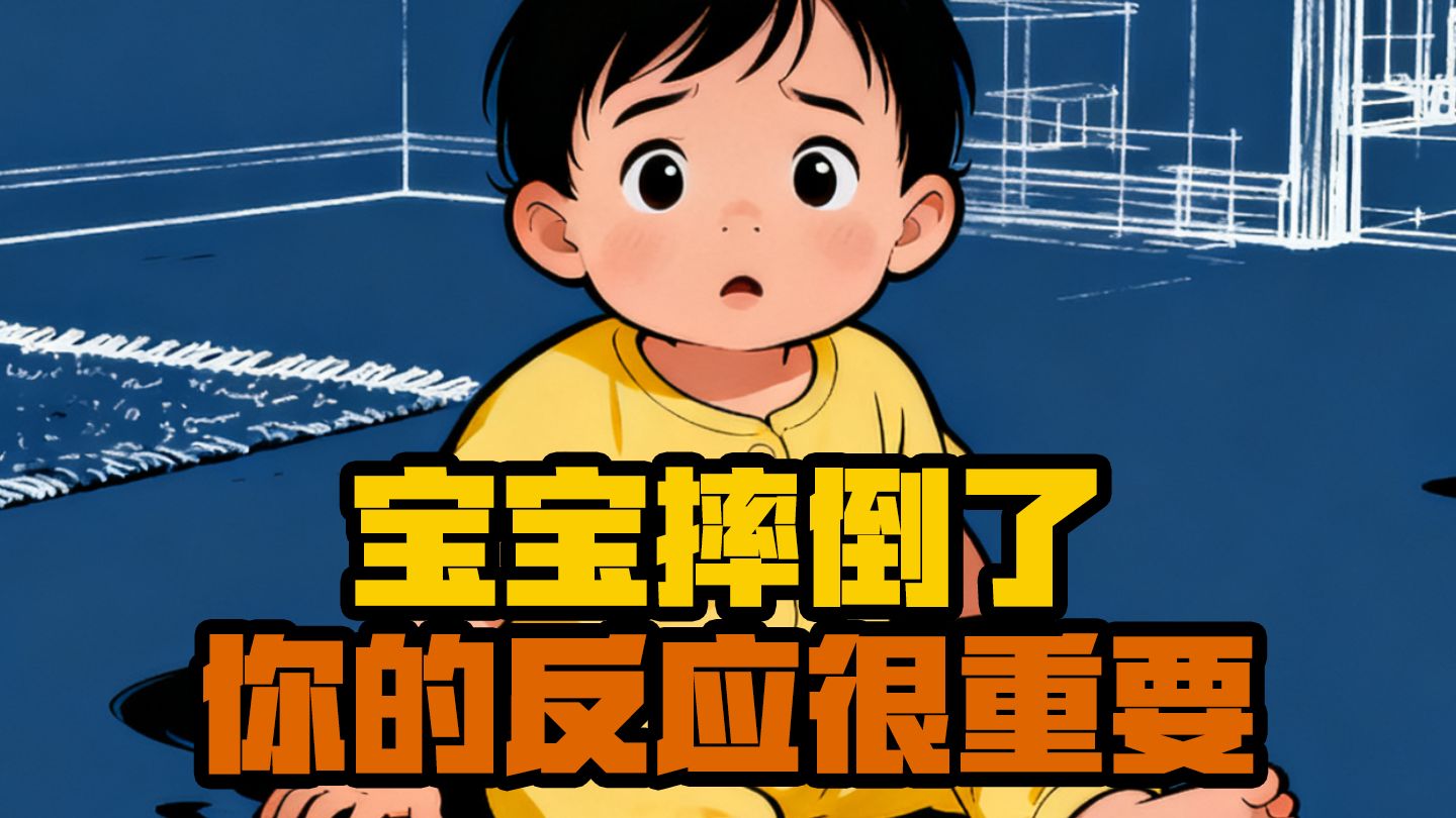 99%的新手爸妈都搞错！宝宝摔倒看向你，并不是在求安慰！
