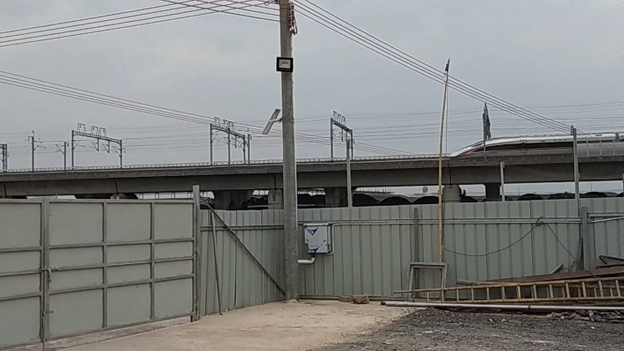 【车迷拍车】春运的复兴号双重联高速通过菊树村