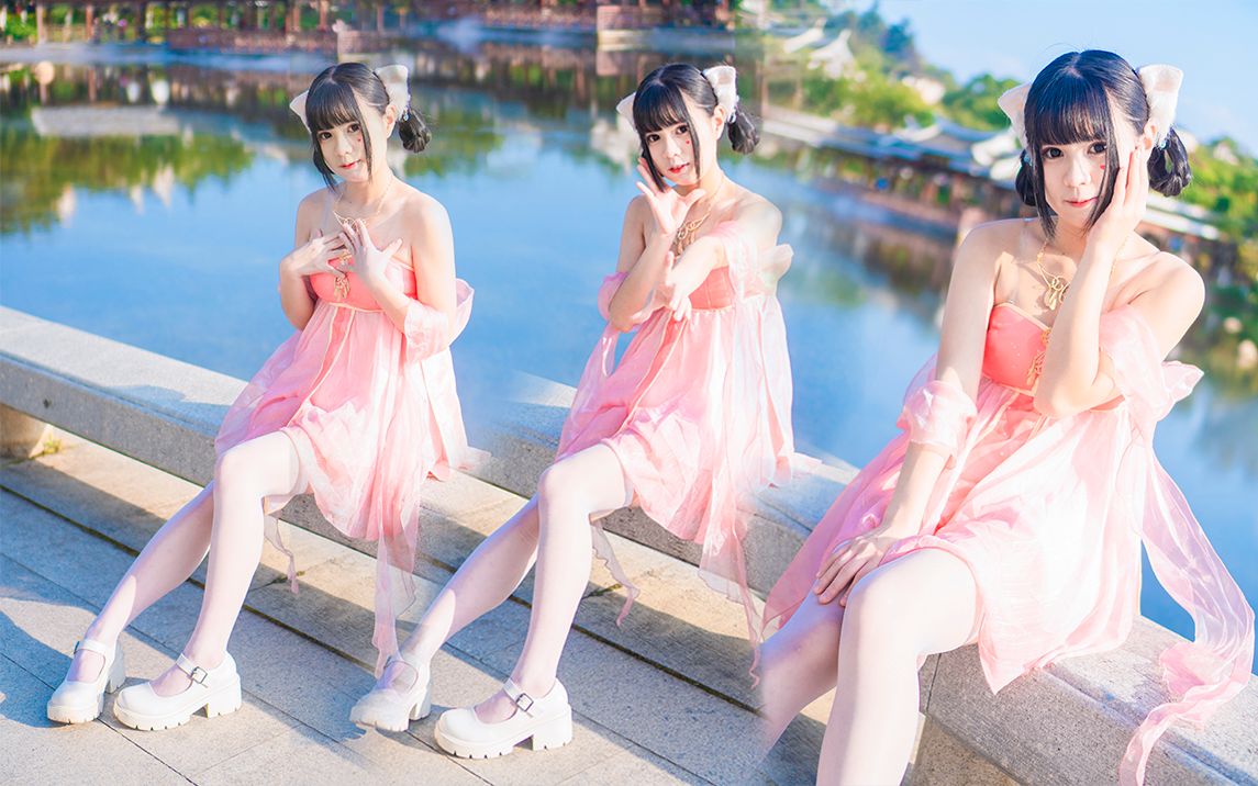 【baby】7815白丝妹妹蹦蹦跳跳7815桃花笑