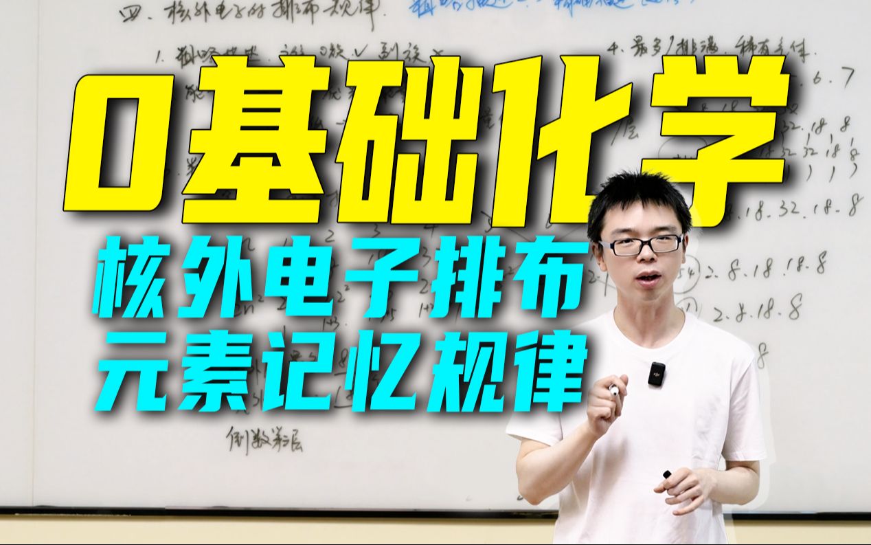 【初高衔接】0基础学会主族元素原子结构示意图、核外电子排布式,高中元素知识超简易记忆方法哔哩哔哩bilibili