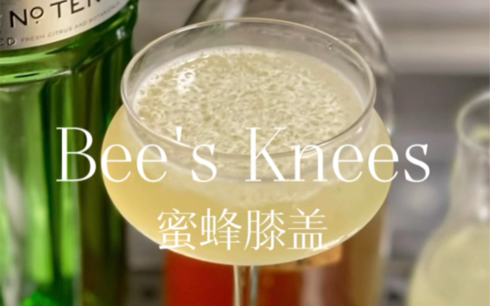 经典调酒|Bee's Knees蜜蜂膝盖哔哩哔哩bilibili