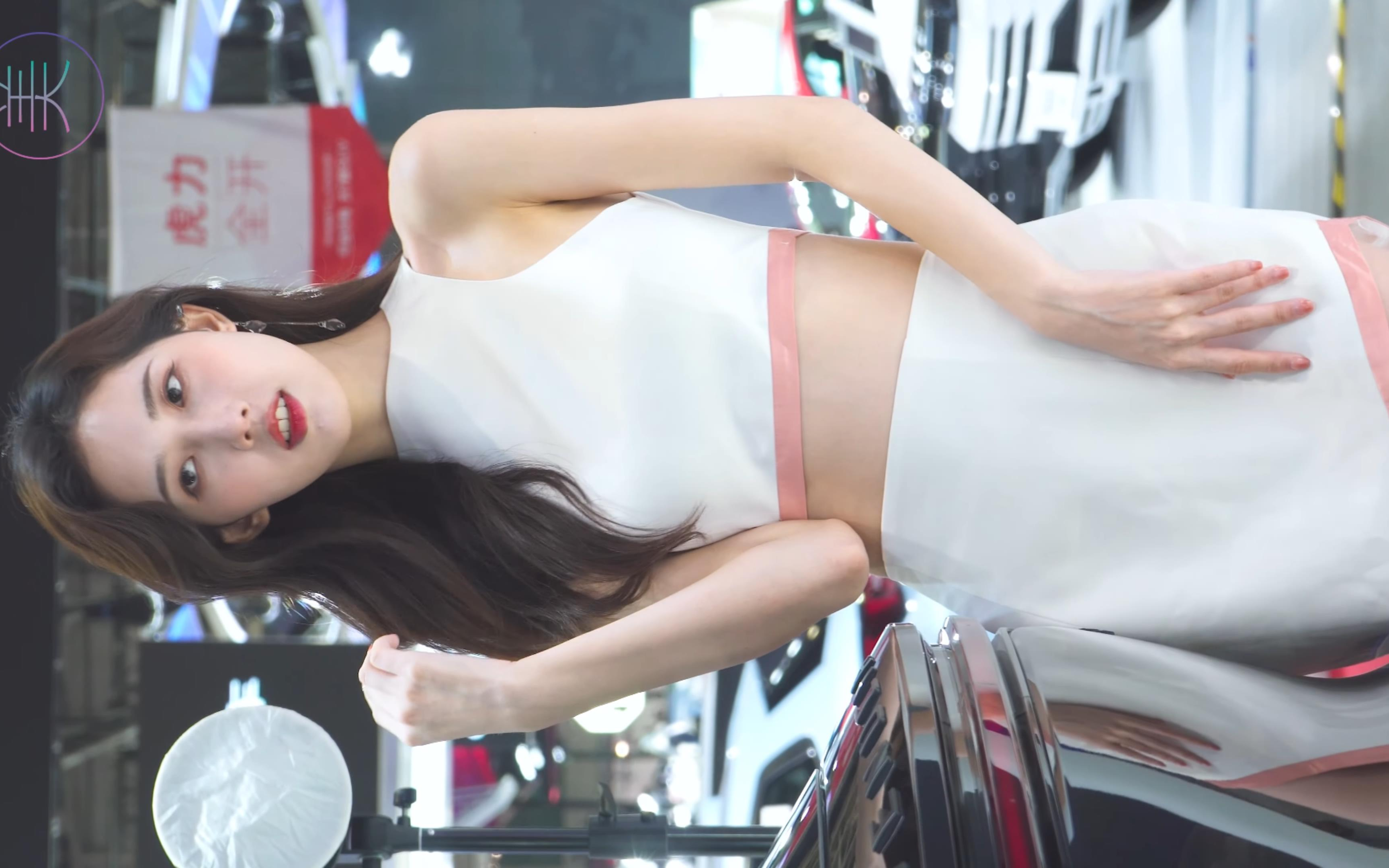 2022東莞春季車展 赛车模特 racing model 啓辰車模 07