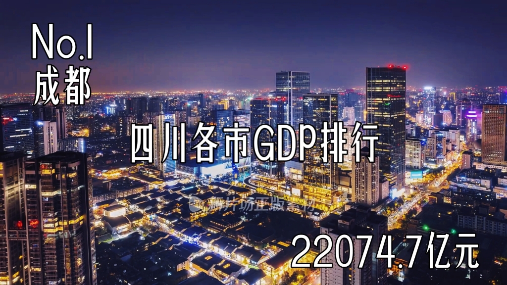 四川各市GDP排行哔哩哔哩bilibili