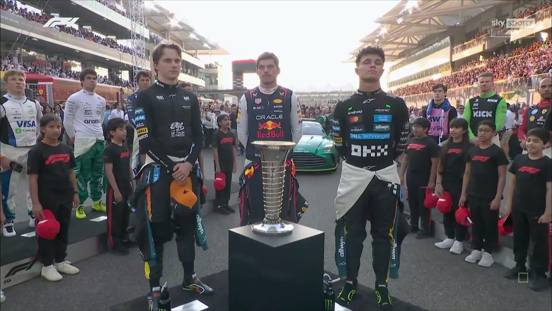 2025 F1 阿布扎比 国歌仪式
