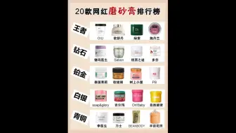 热门美白去鸡皮的磨砂膏推荐，让你白到发光作为一个喜欢用磨砂膏的人，要给大家分享好用的磨砂膏，拒绝踩雷