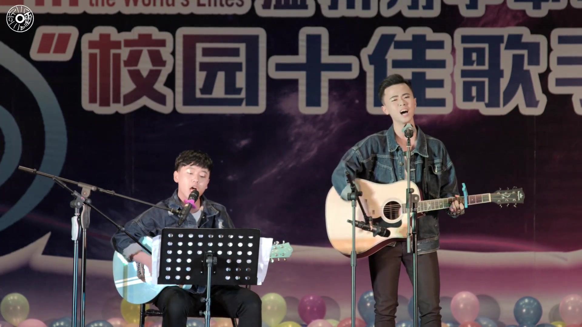 温州翔宇中学第二届校园十佳歌手决赛杨航叶朝宇父亲