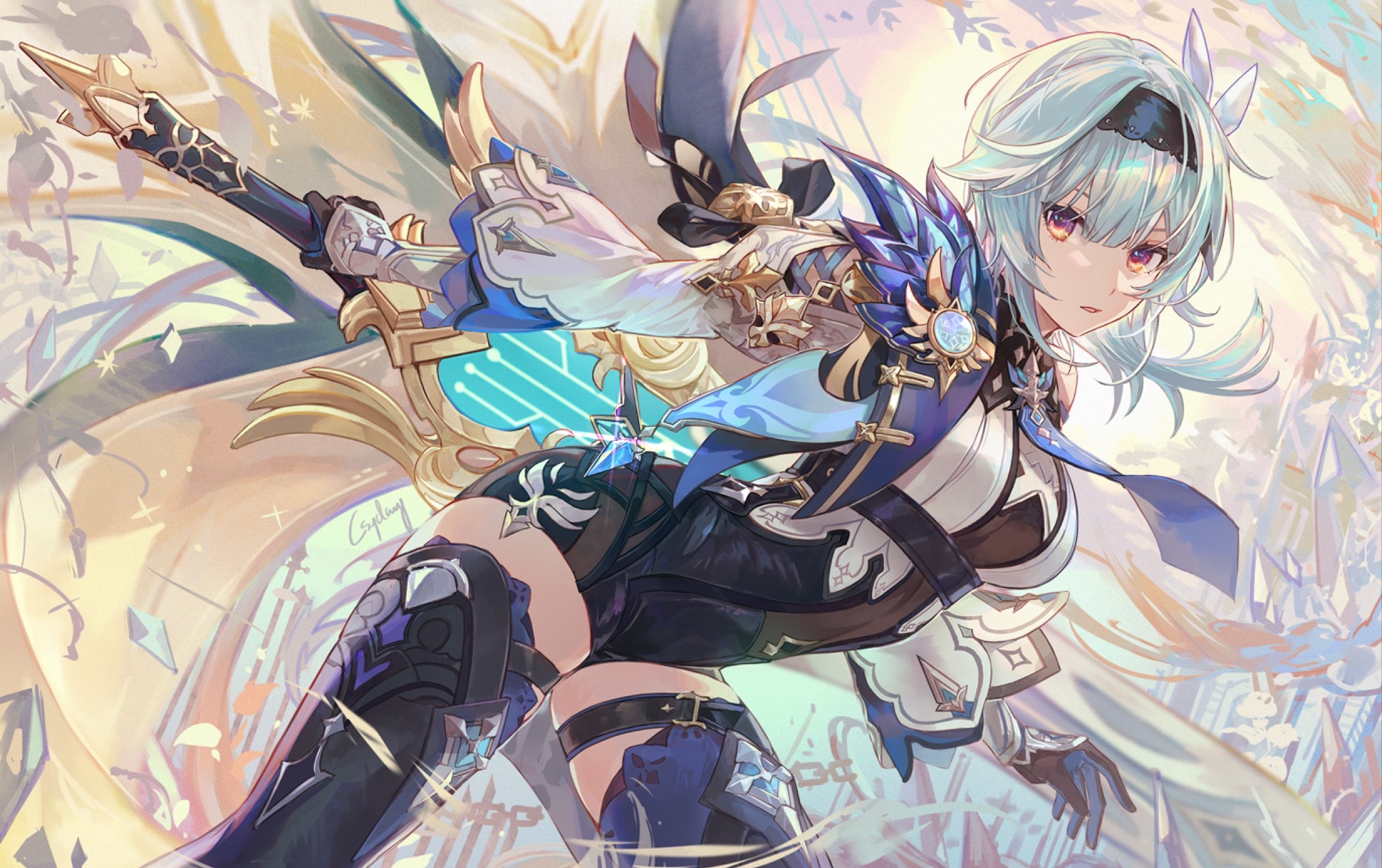 尤拉深渊12层下连打_哔哩哔哩bilibili_原神