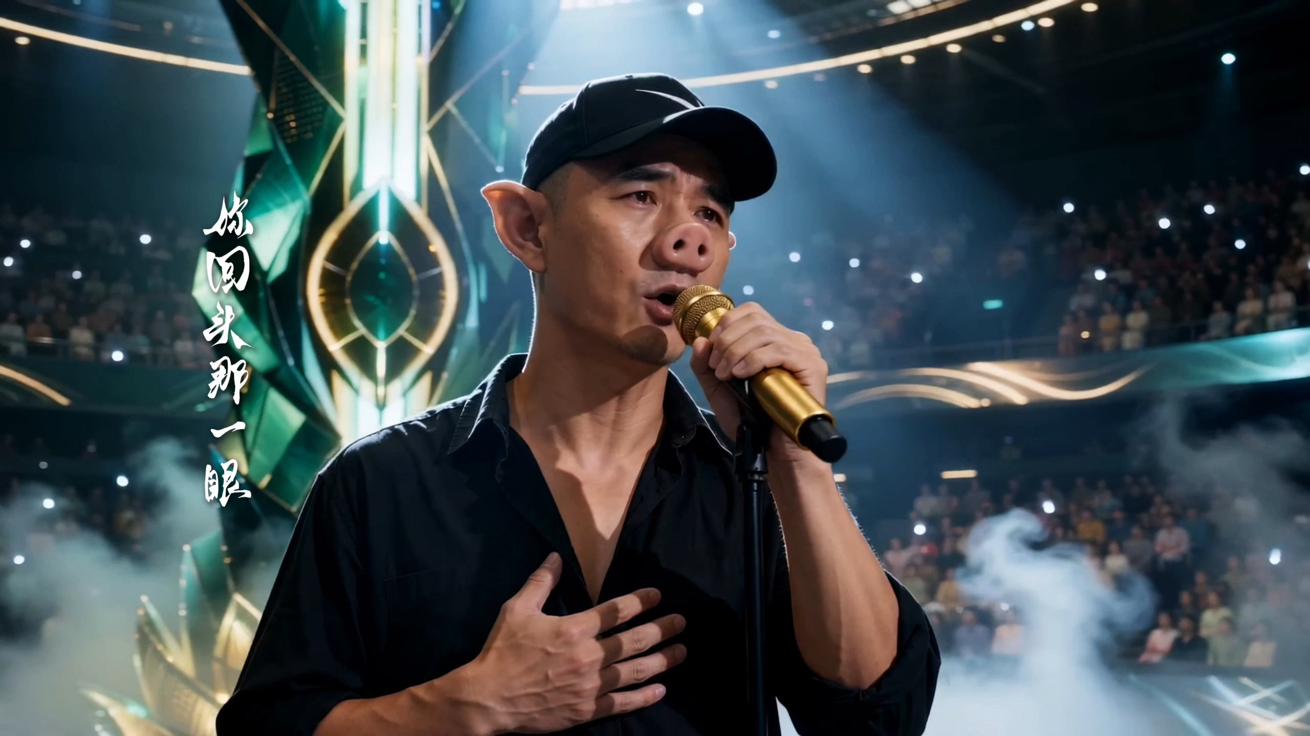 八戒深情演唱《别走远》原创草原歌曲，声音沙哑厚重充满沧桑感，情感真挚