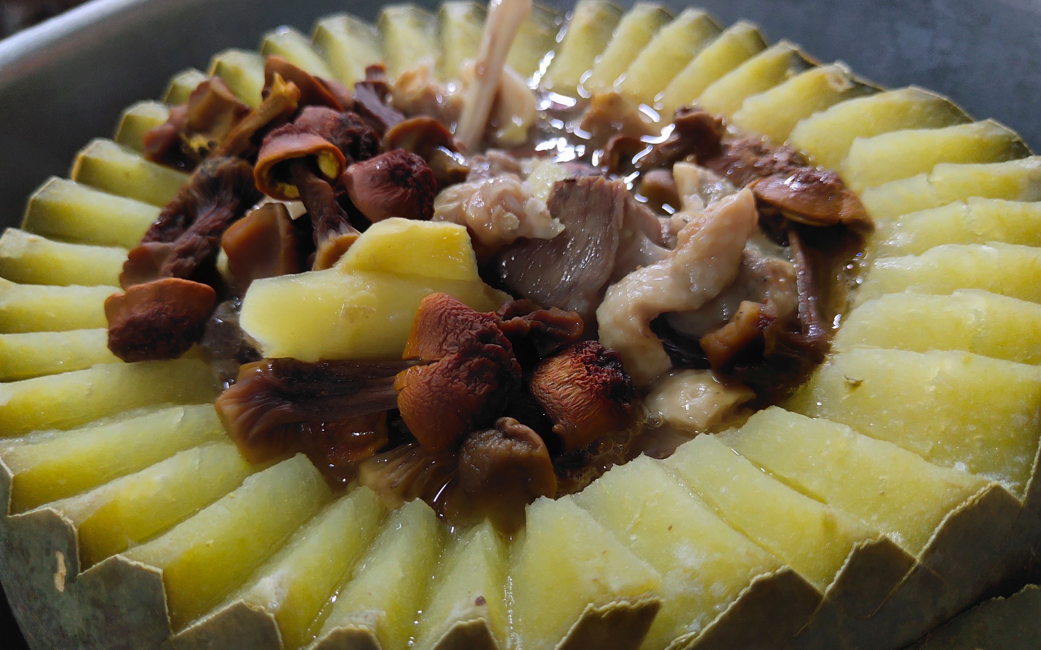 一个压力锅就能做的水鸭冬瓜盅,过年回家做一个吧