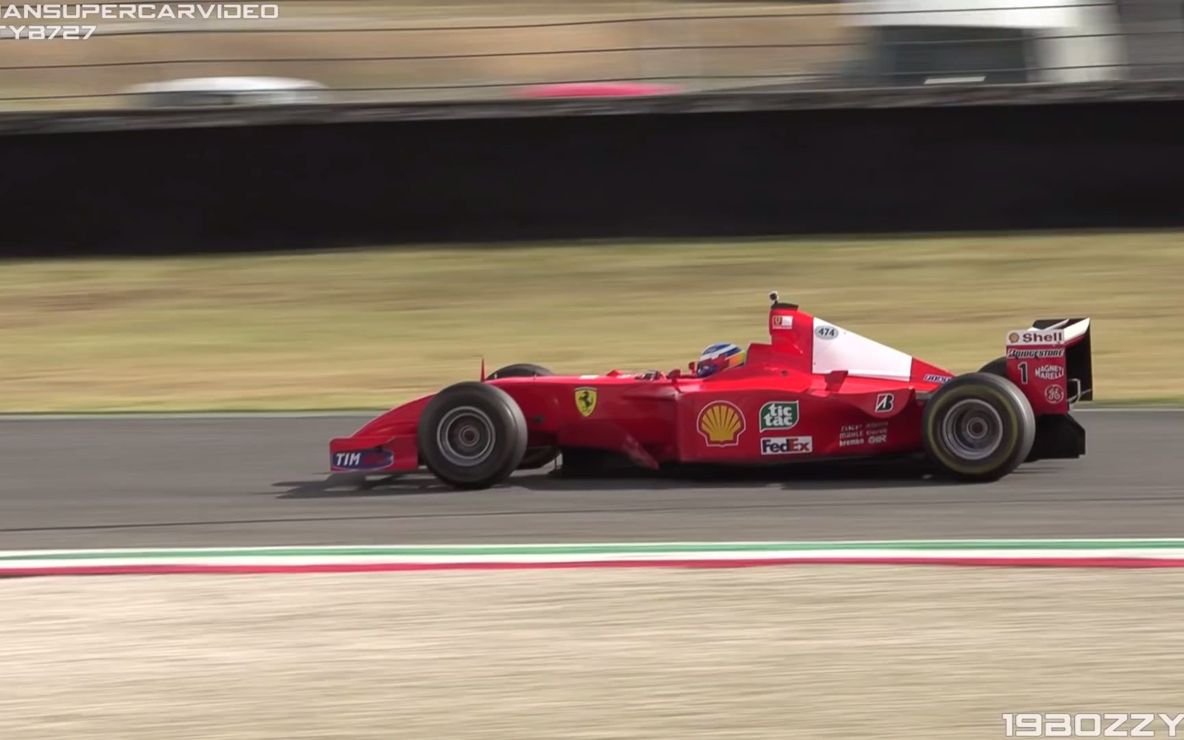 ferrarif2001f1v10atmugellocircuitaccelerationsflybyssound