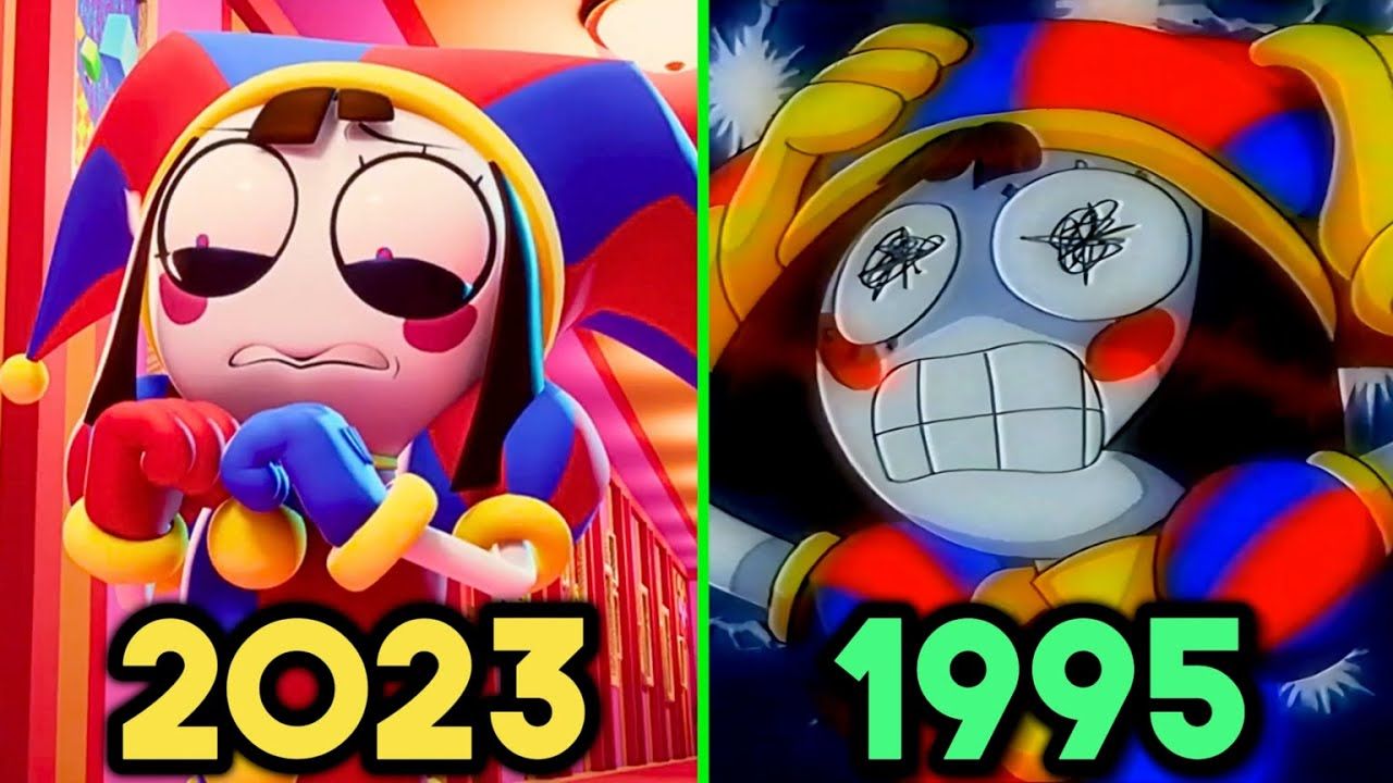 [图]惊奇数字马戏团2023 Vs 1995 对比The Amazing Digital Circus 2023 Vs 1995