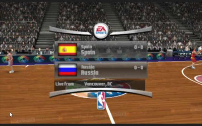 PS2《NBA实况09(英文版)》俄罗斯VS西班牙哔哩哔哩bilibili