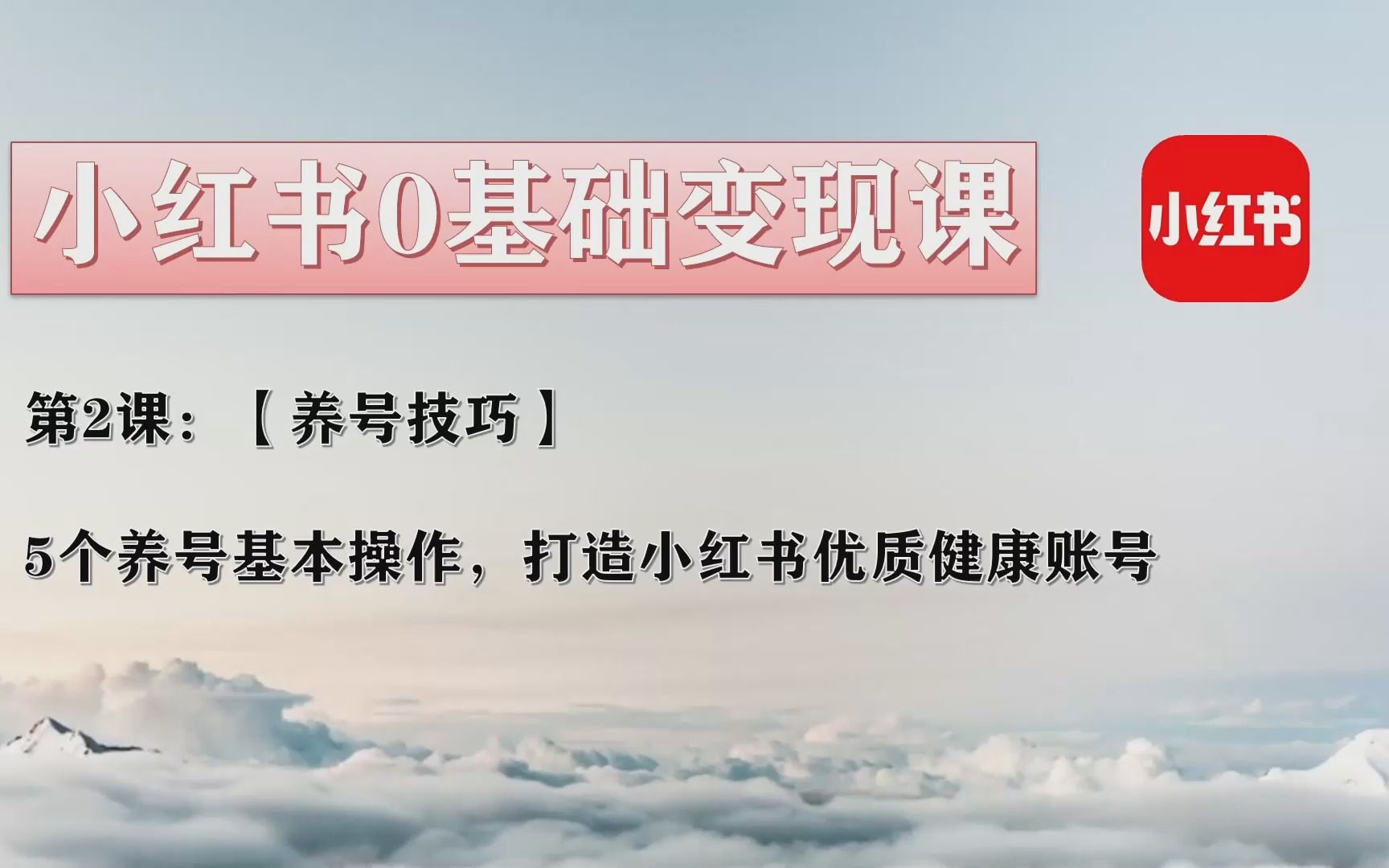 小红书营销课堂【养号技巧】5个养号基本操作,打造小红书优质健康账号哔哩哔哩bilibili