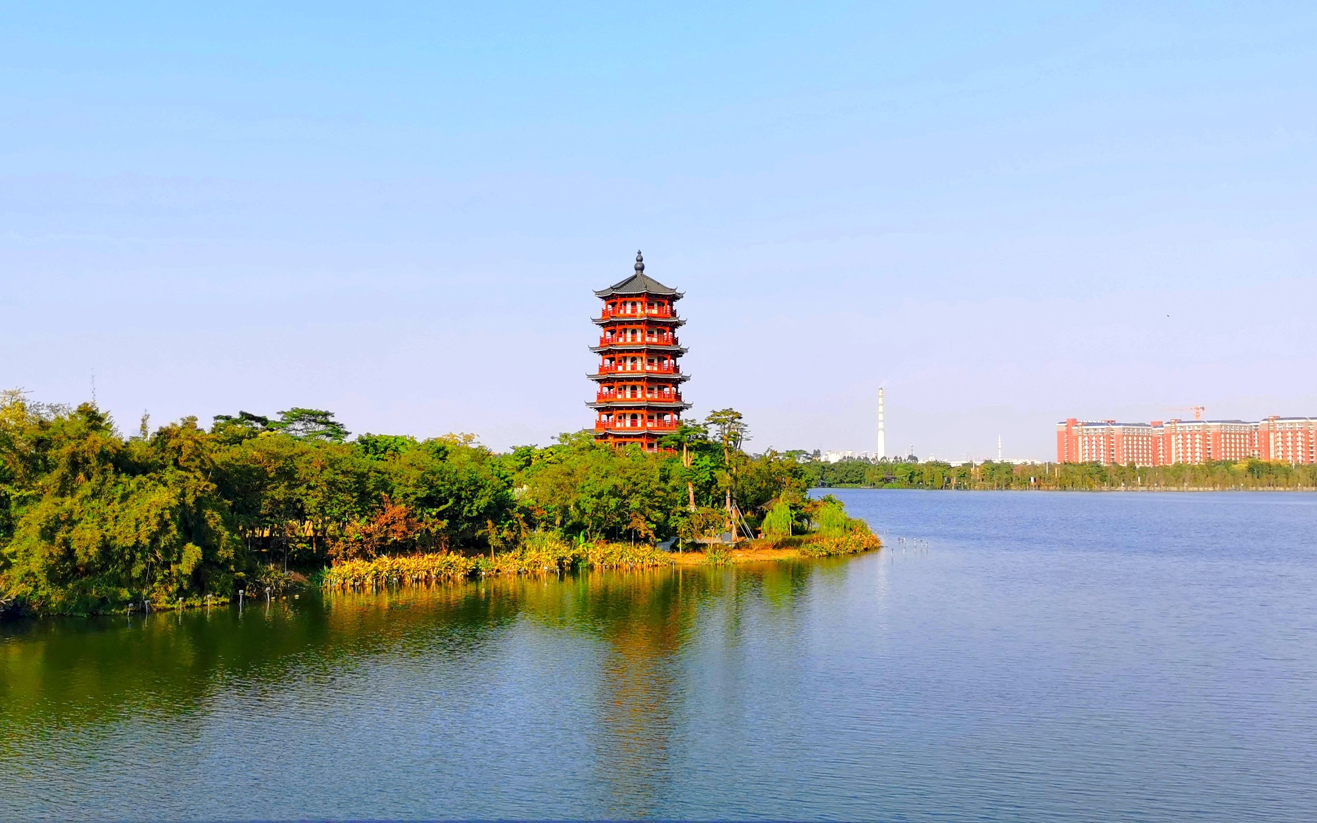 广州华阳湖湿地公园图片