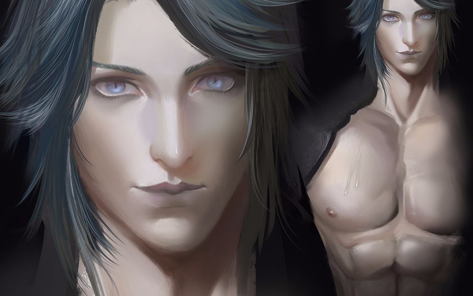 【cg原画】画一只帅气的肌肉男-噗