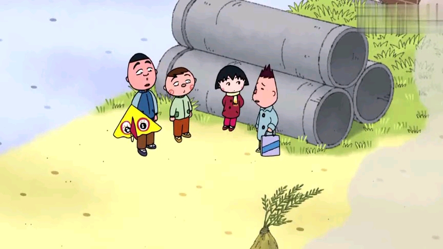 樱桃小丸子之看来吃烤年糕能治好肠胃疾病啊