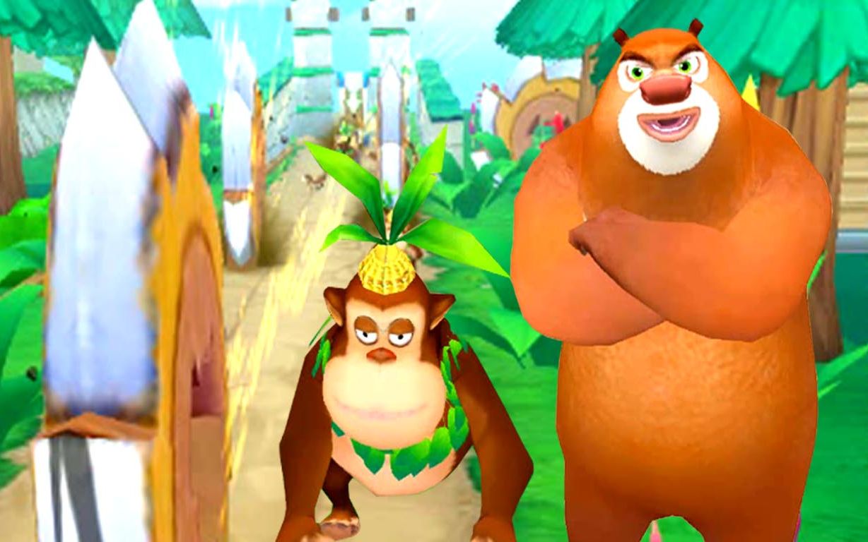 吉吉国王为熊大开路熊出没4丛林冒险