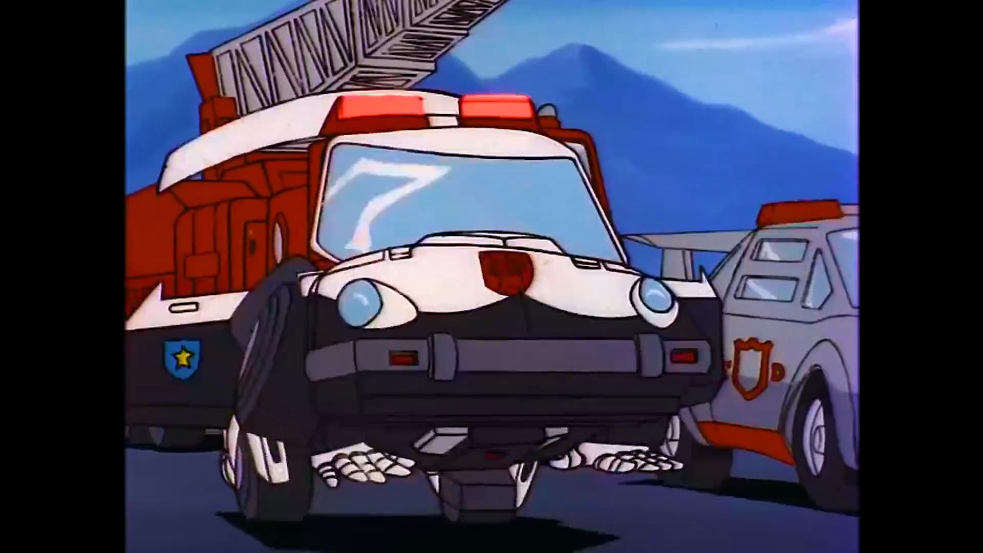 警车变形!动画组画得帧数少得可怜!【变形金刚】