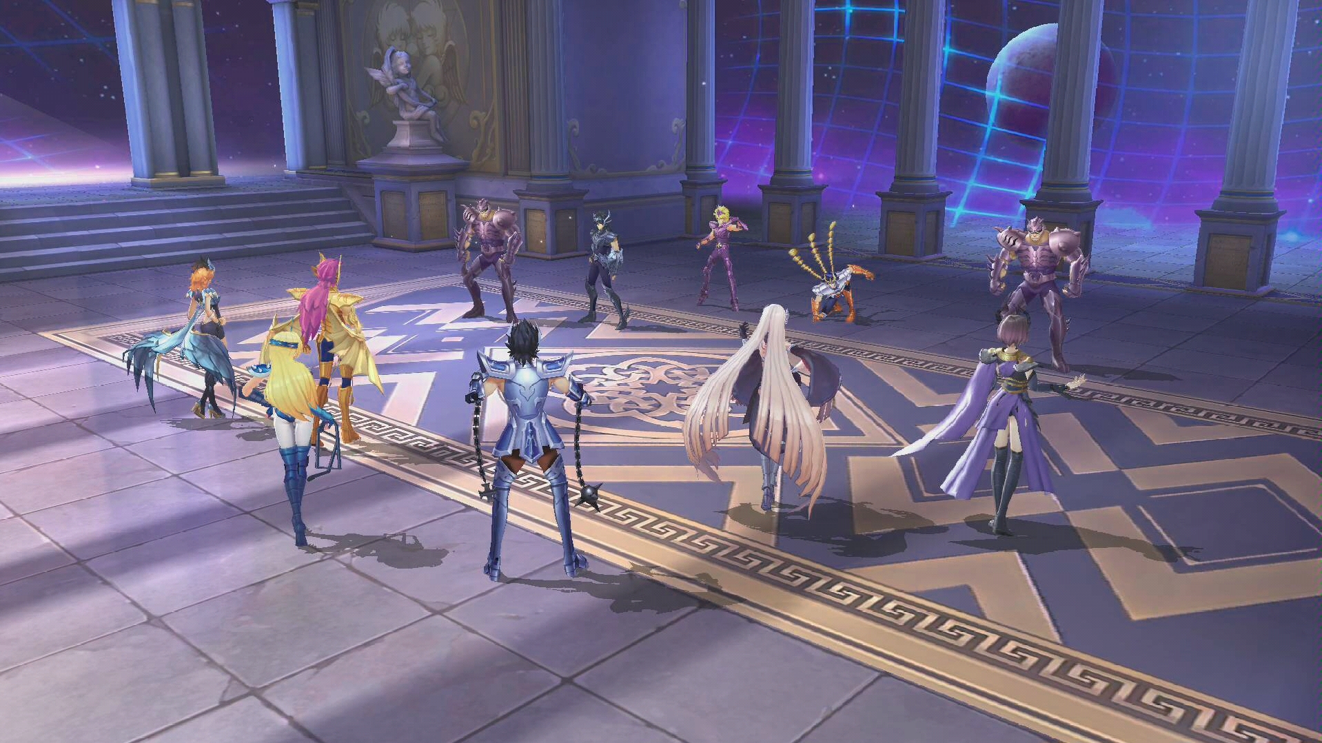 圣斗士星矢手游封印魔星塔第9层守关小boss2