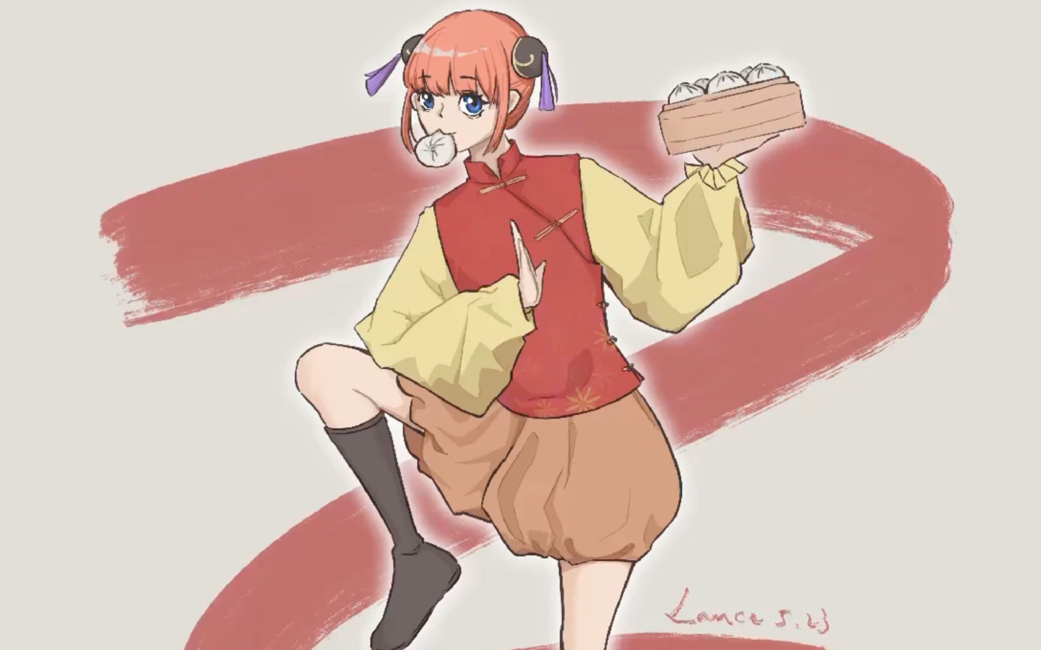 【银魂神乐】摸一個纯正中华娘