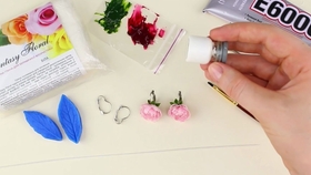 树脂粘土 教泥造花 微缩月季粘土花教程 哔哩哔哩 つロ干杯 Bilibili