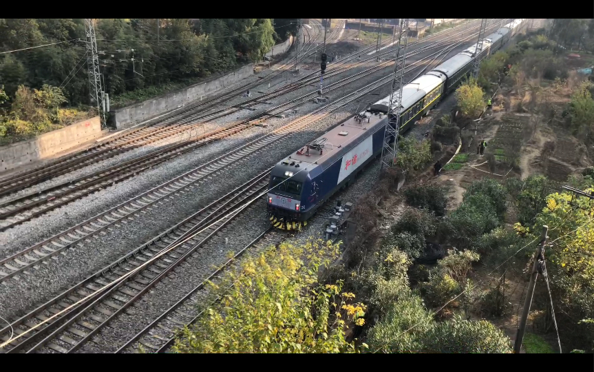 (长荆线)武局南段-0528 牵引客车k8108次荆门～武昌