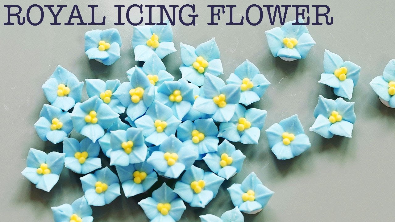 制作绣球花花瓣/Royal icing flowers how to make Hydran【Joconde's Baking】  20200606哔哩哔哩bilibili