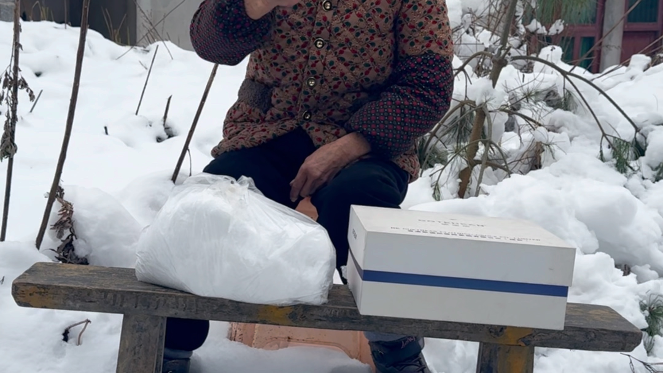 2024年的头场雪 含雪量百分百 有要的吗