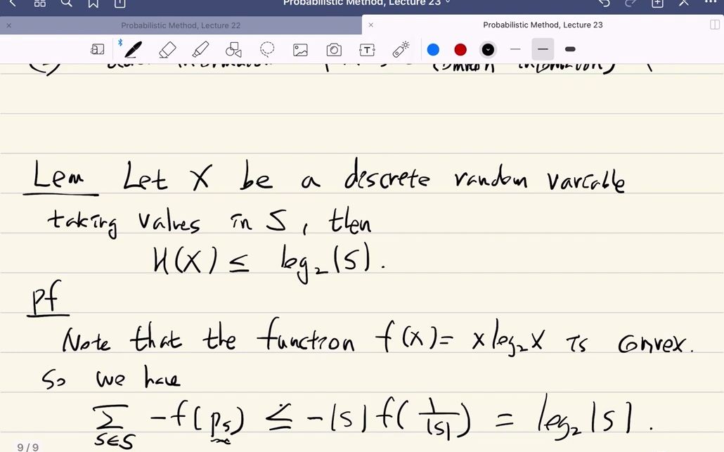 [图]61.Probabilistic Method Lecture 23-3, entropy (2).mp4