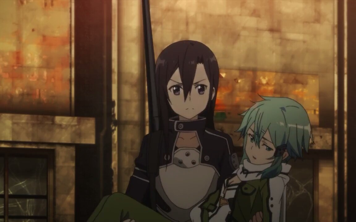 【刀剑神域】诗乃和桐人战斗篇(中上)_哔哩哔哩 (゜-゜)つロ 干杯