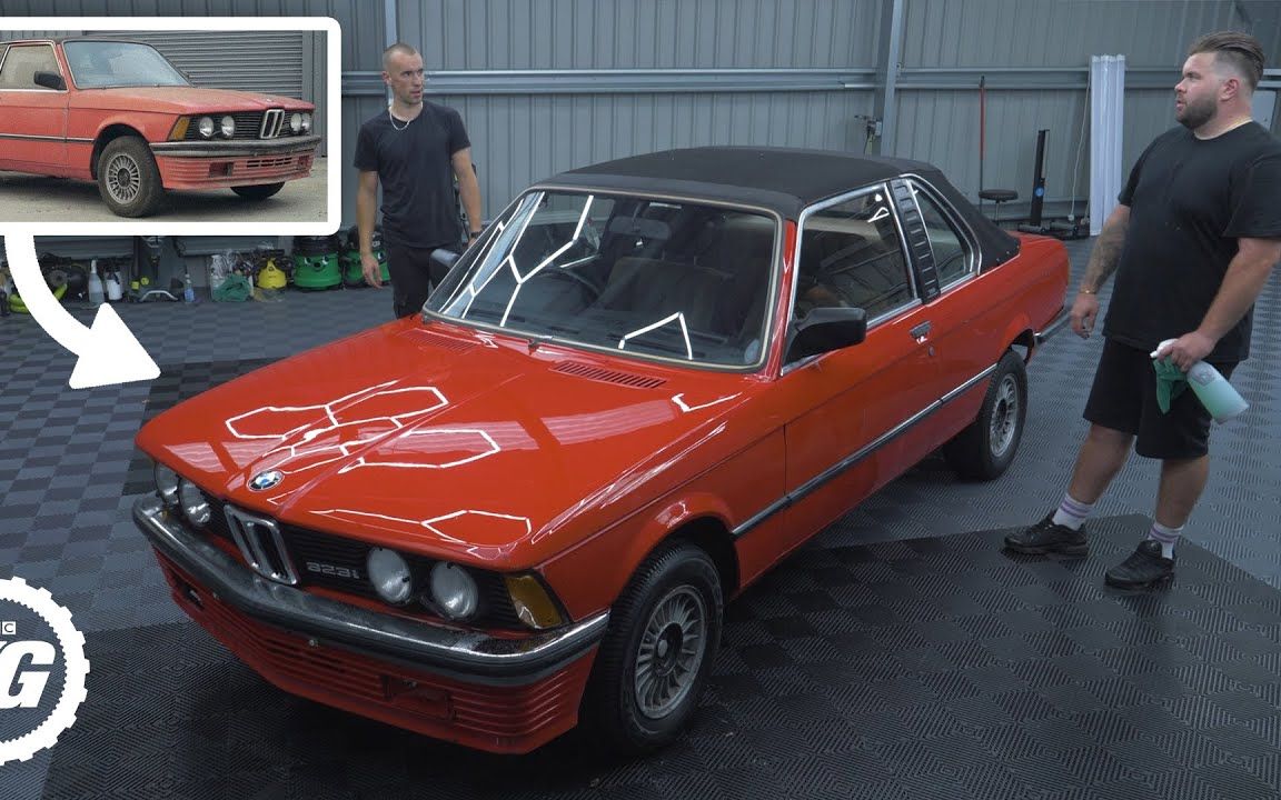 稀有的宝马e21深层清洁 - 让80年代的偶像重获新生