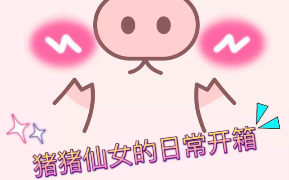 猪猪仙女的日常开箱-初次开箱_哔哩哔哩_bilibili
